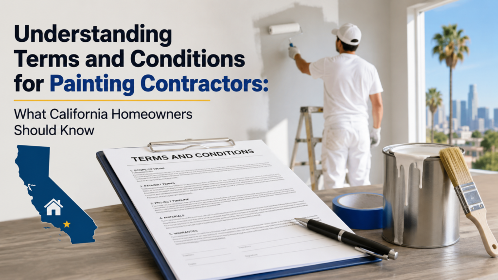 Understanding Terms and Conditions for Painting Contractors: What California Homeowners Should Know